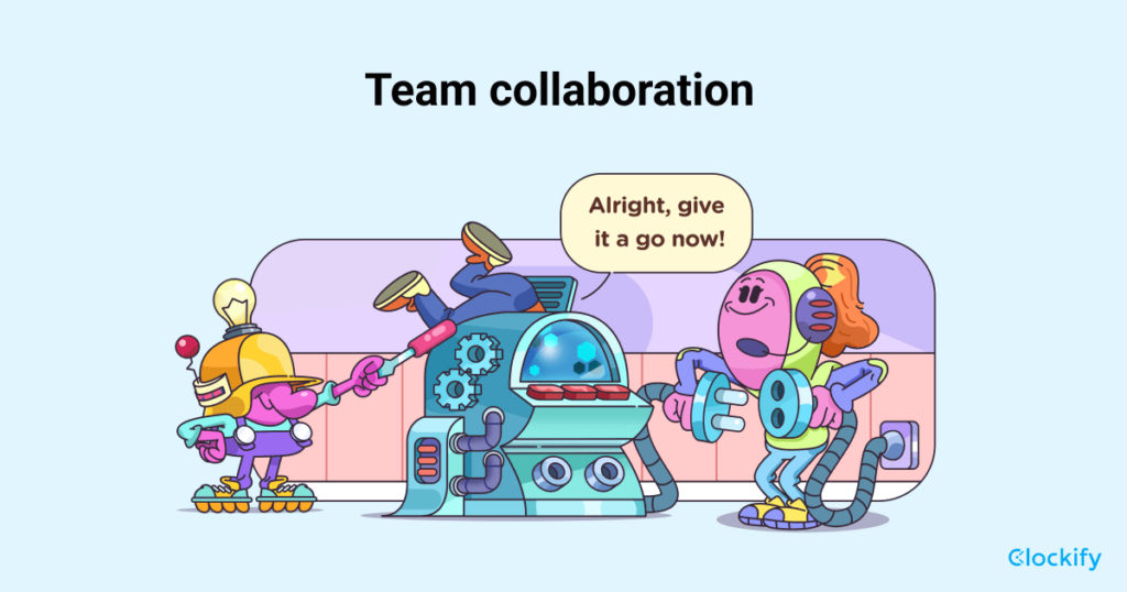 Team collaboration featured